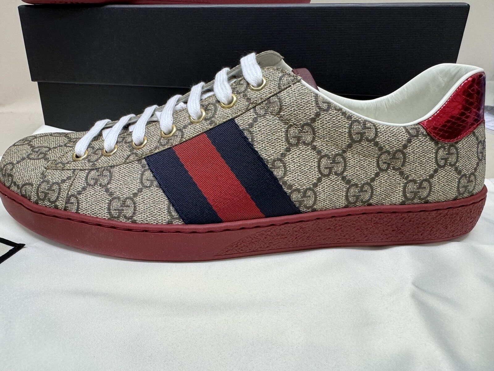 MEN'S ACE GG CRYSTAL CANVAS SNEAKER